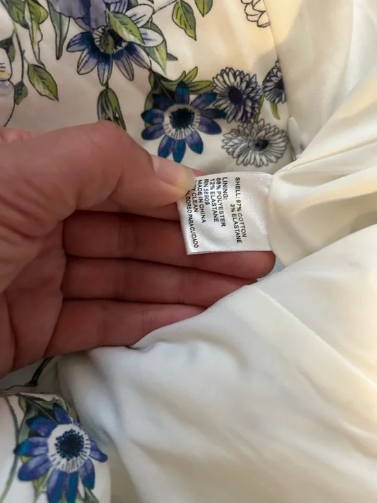 NWT Antonio Melani Grover Clear Skies Ivory Blue Jumpsuit Romper Size 12 - Picture 4 of 14